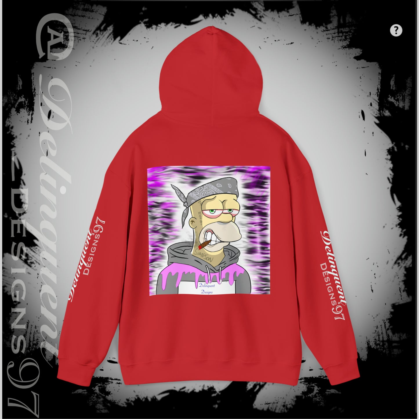 Delinquent Designs Unisex Heavy Blend™ Hooded Sweatshirt