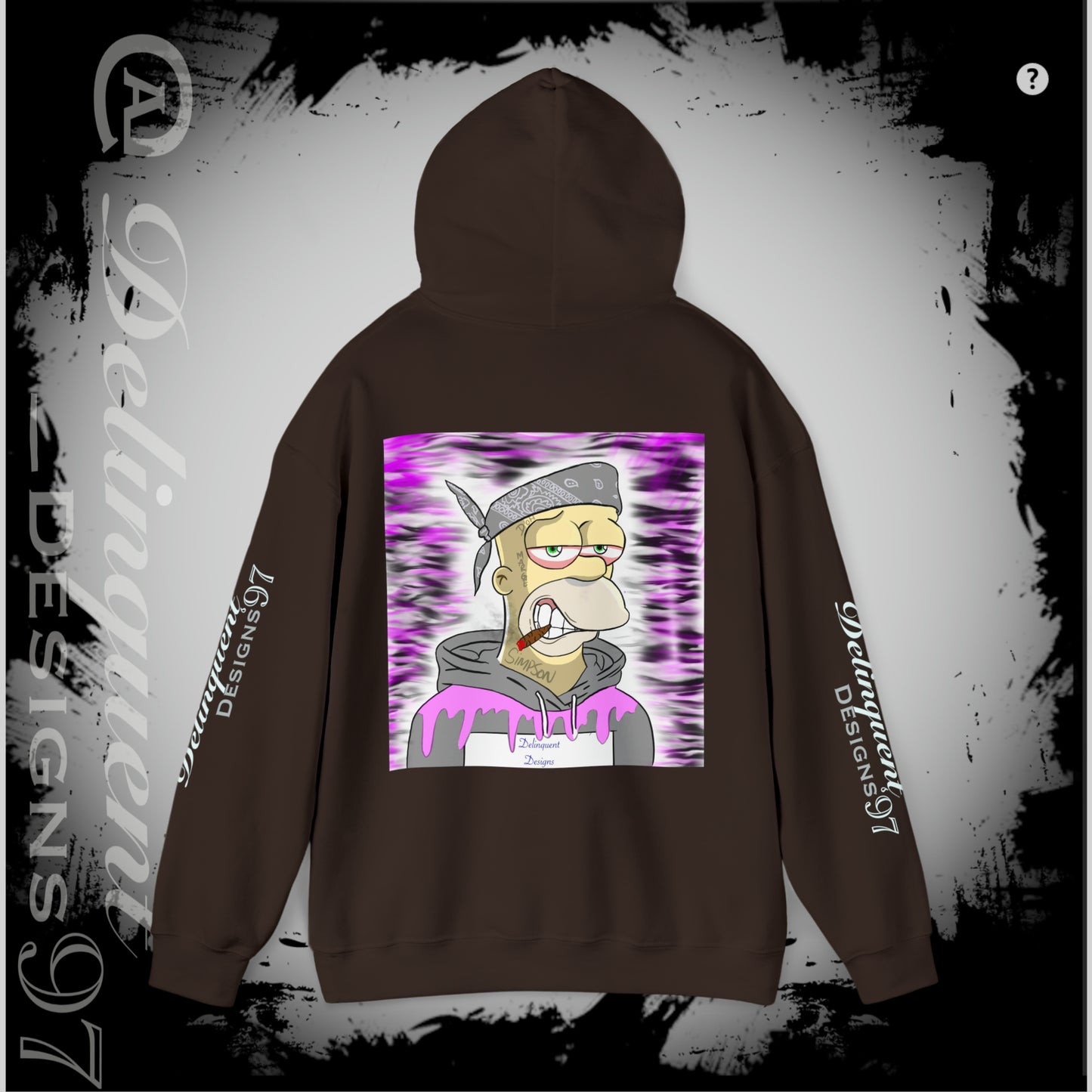 Delinquent Designs Unisex Heavy Blend™ Hooded Sweatshirt