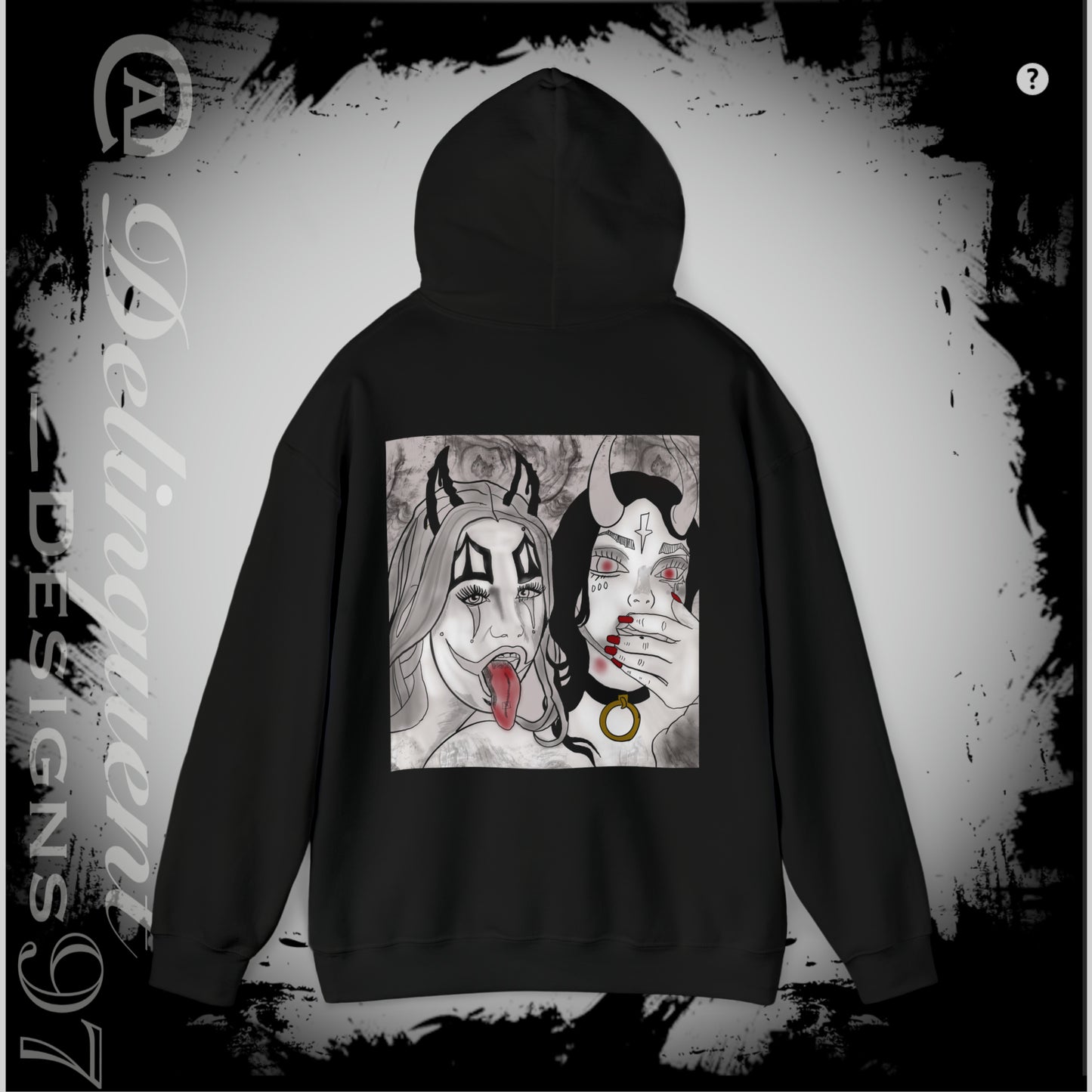 Delinquent Designs Unisex Heavy Blend™ Hooded Sweatshirt