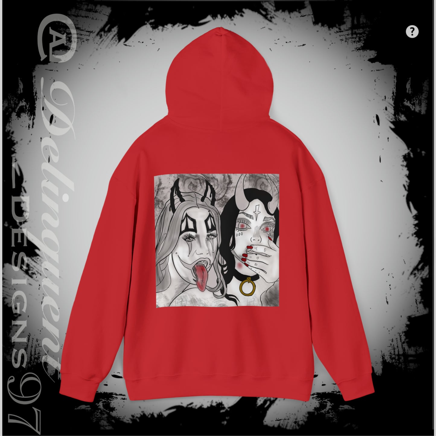 Delinquent Designs Unisex Heavy Blend™ Hooded Sweatshirt