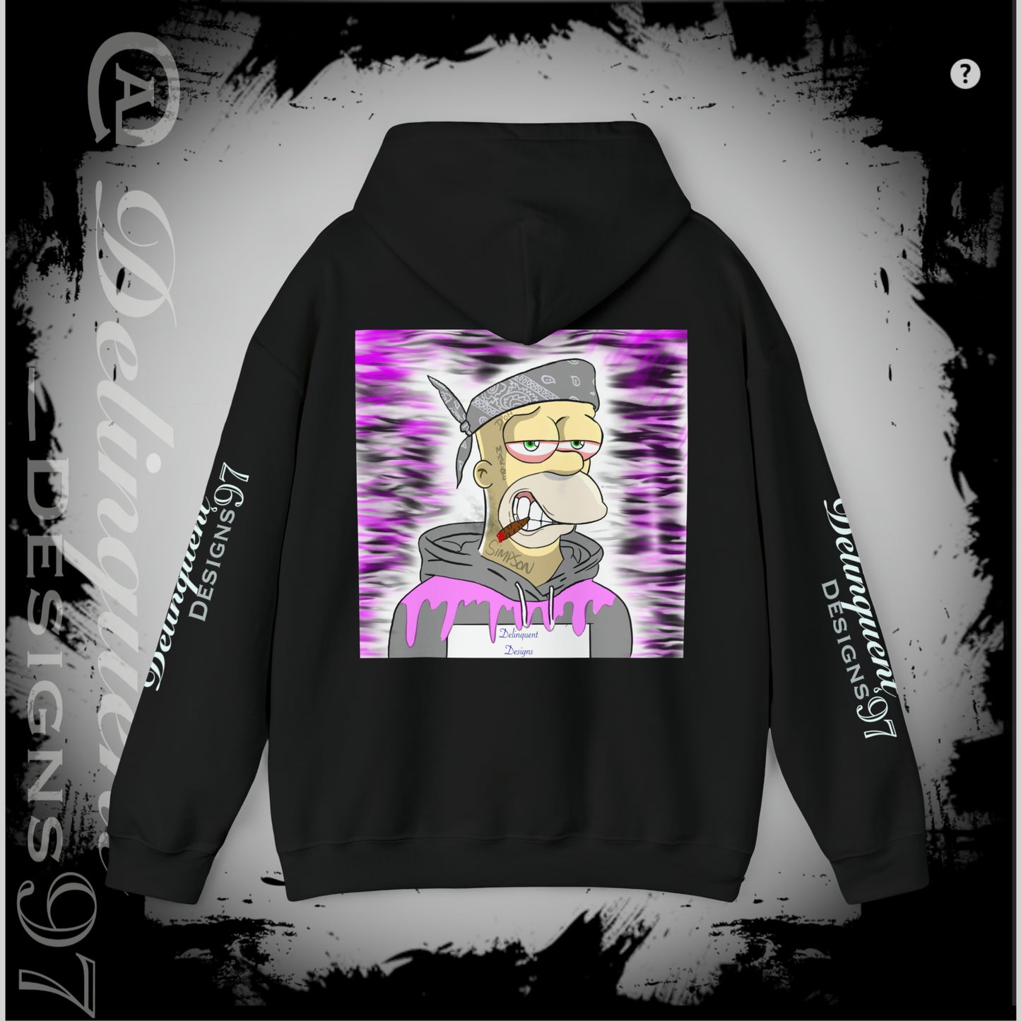 Delinquent Designs Unisex Heavy Blend™ Hooded Sweatshirt