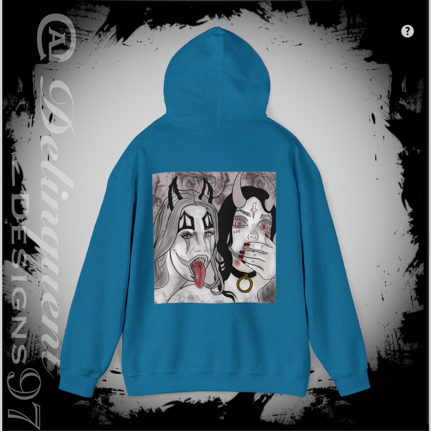 Delinquent Designs Unisex Heavy Blend™ Hooded Sweatshirt