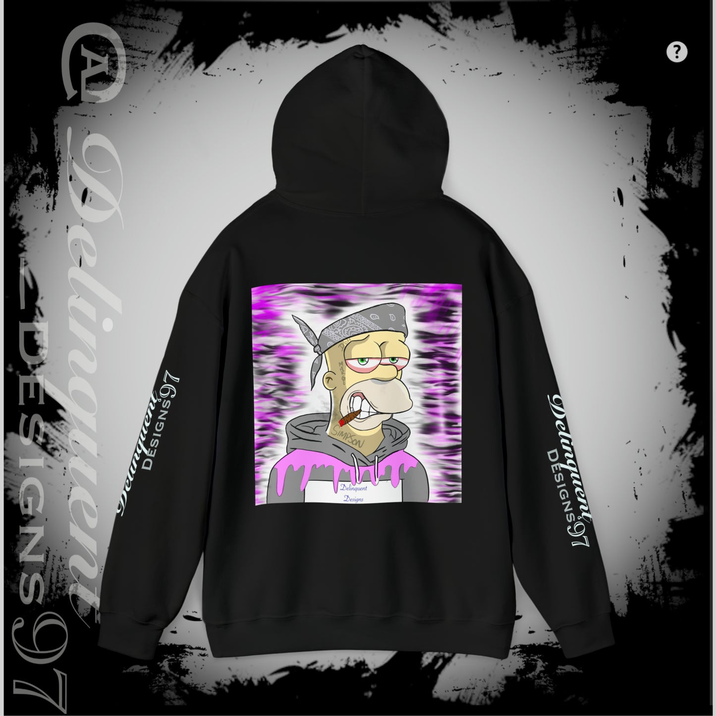 Delinquent Designs Unisex Heavy Blend™ Hooded Sweatshirt