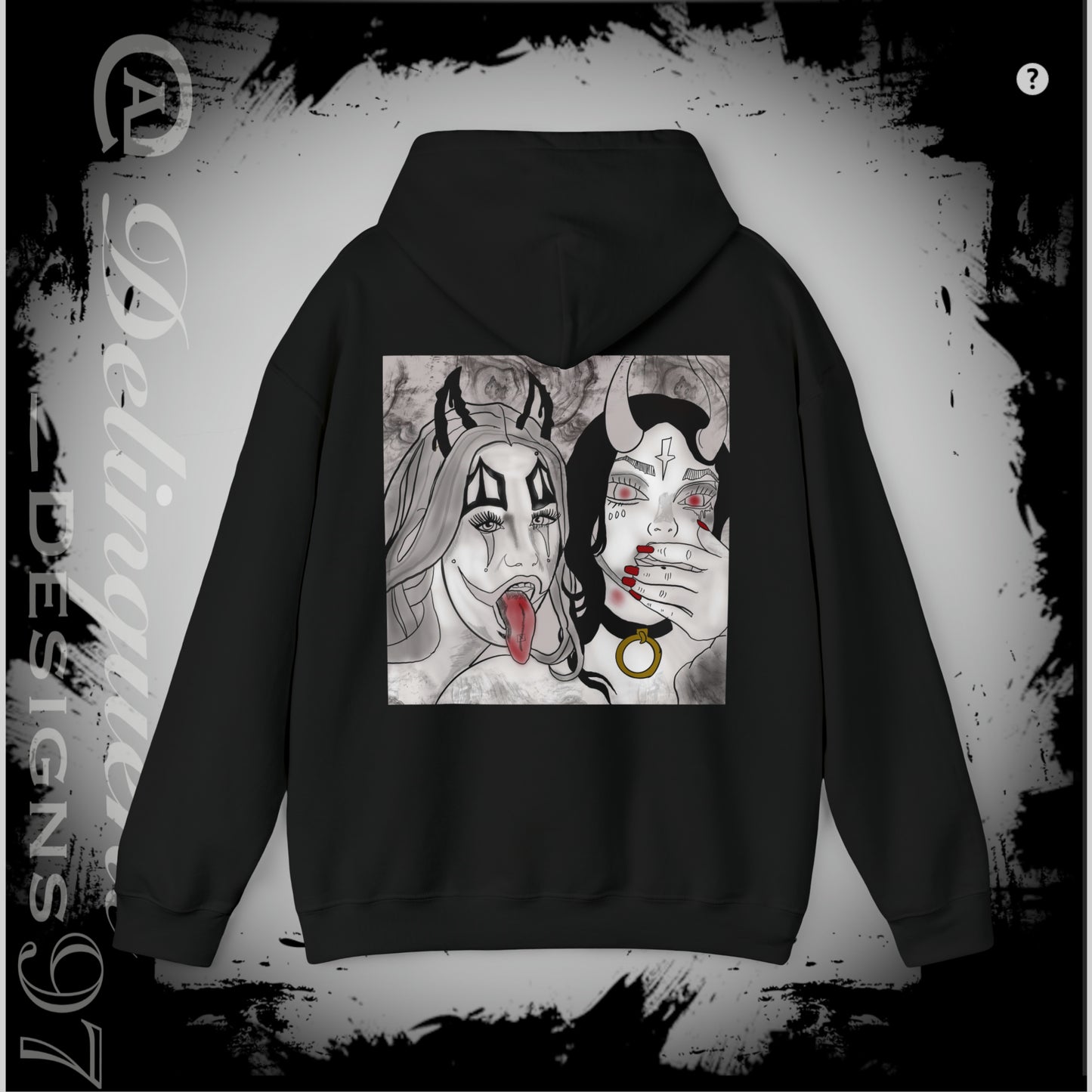 Delinquent Designs Unisex Heavy Blend™ Hooded Sweatshirt