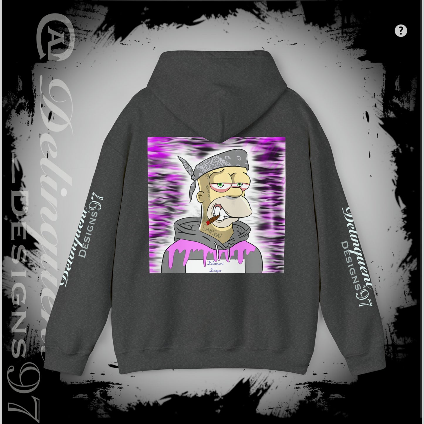 Delinquent Designs Unisex Heavy Blend™ Hooded Sweatshirt