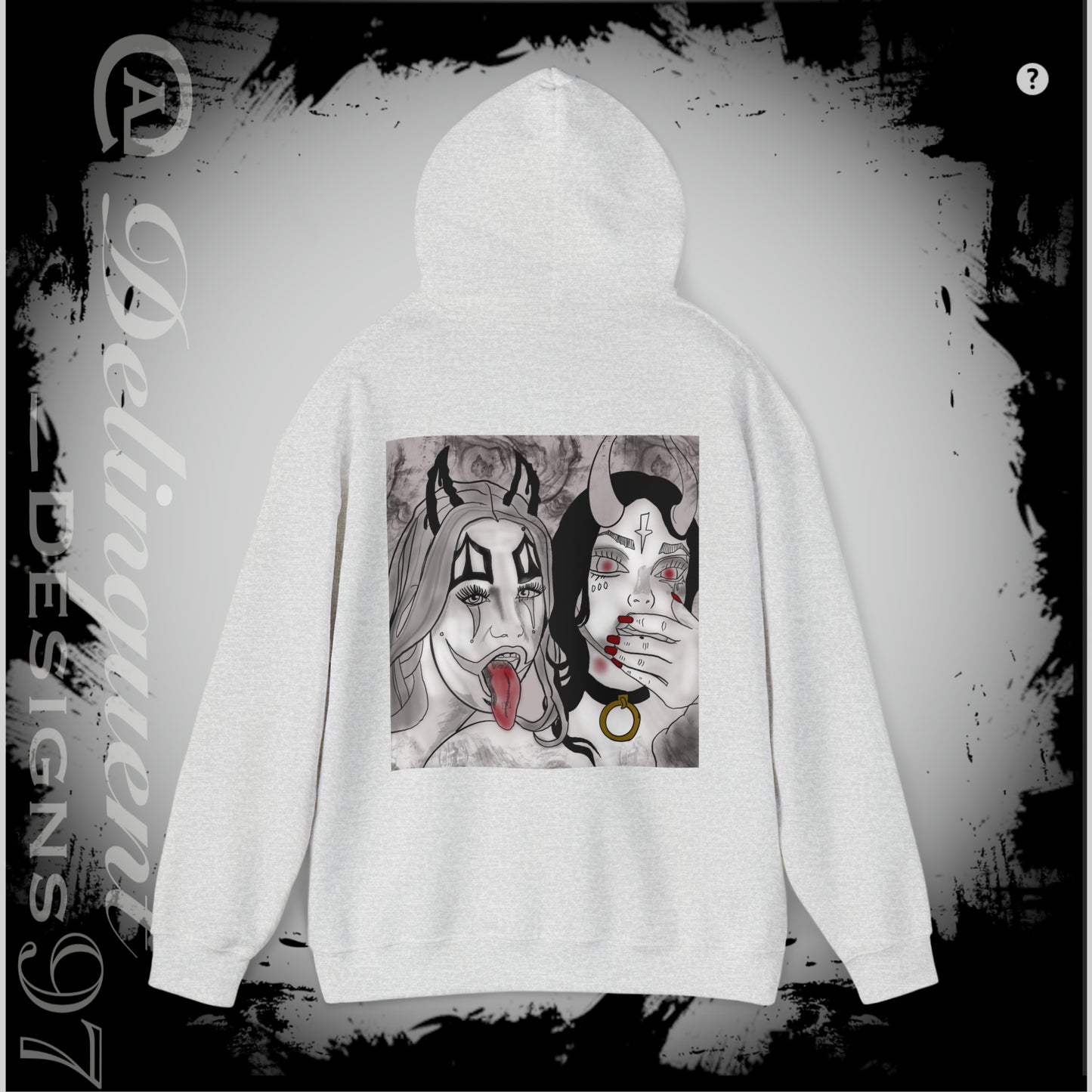 Delinquent Designs Unisex Heavy Blend™ Hooded Sweatshirt